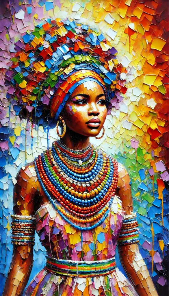 African Woman Wall Art