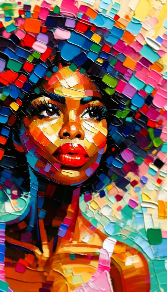 Black Woman Art on Canvas Prints