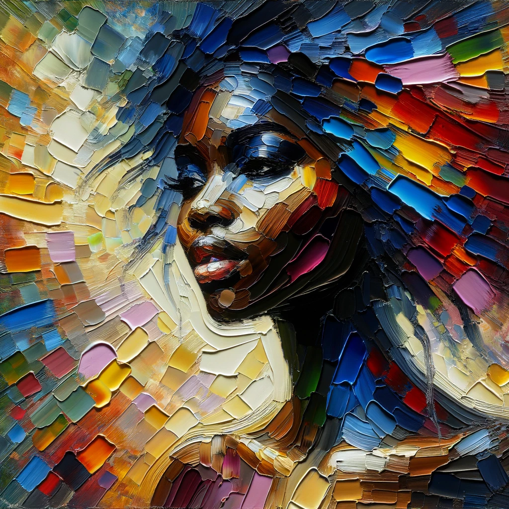 Black Woman Art on Canvas Prints