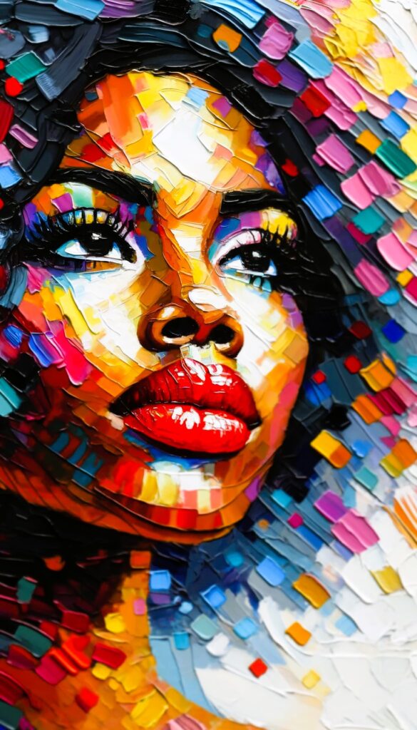 Black Woman Art on Canvas Prints