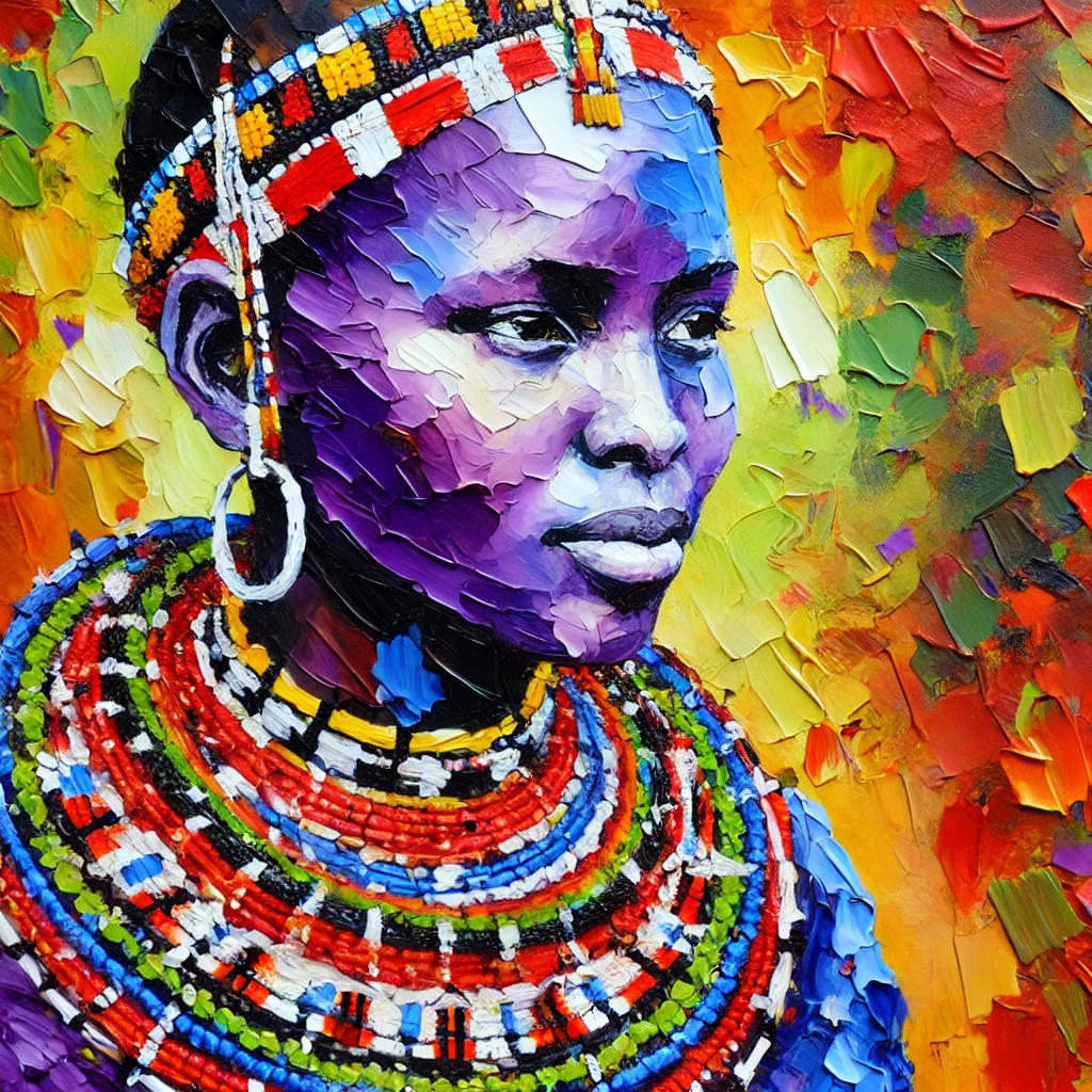 Maasai Woman Art Posters, Prints, and Framed Wall Decor