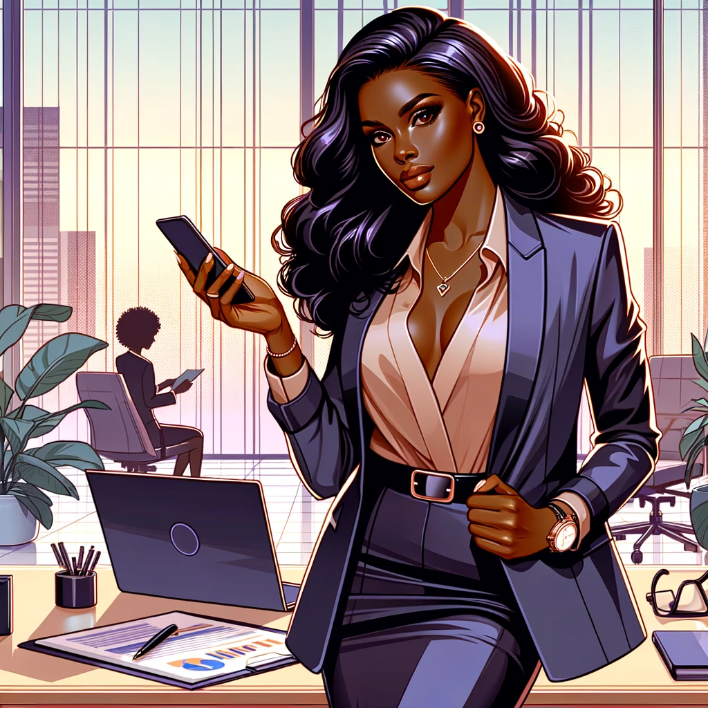 beautiful-black-woman-in-business